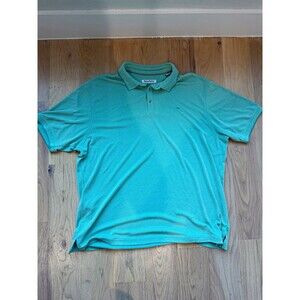Tommy Bahama Polo Shirt Men’s XXL Mint Green Short Sleeve Casual Golf